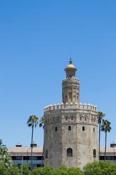 Torre del oro (Tower of Gold) was constructed in the first third of the 13th century and served as a prison during the Middle Ages