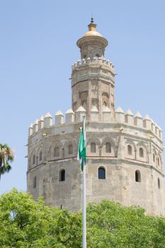Torre del oro (Tower of Gold) was constructed in the first third of the 13th century and served as a prison during the Middle Ages