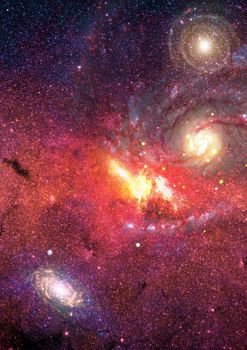 Star field in space a nebulae and a gas congestion. "Elements of this image furnished by NASA".