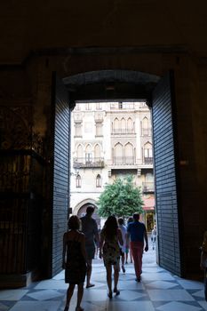 The Giralda was first built as a minaret in the 12 century now is the bell tower of the cathedral of Seville