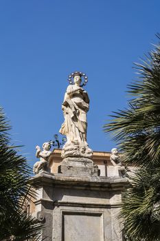 Sculpture at Monreale Palermo - Sicily, Italy