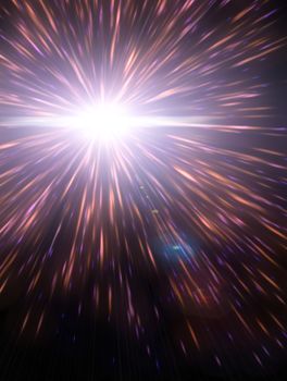 Lamp light colored flare stars.