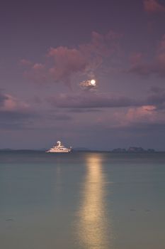 At the beach in thailand in summer