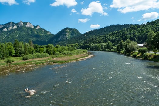 River Dunajec in Slovakia