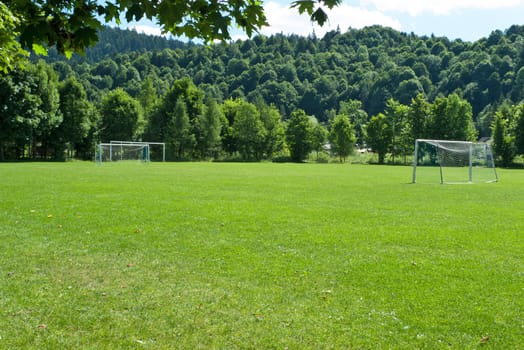 Football Field in nature