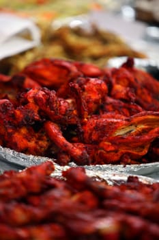 Delicious Tandoori Chicken served for Iftar during the month of Ramadan.