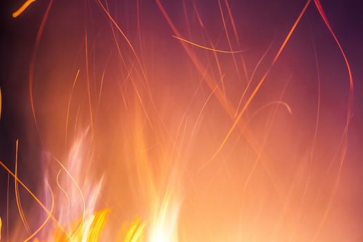 sparks of bonfire night - abstract background


