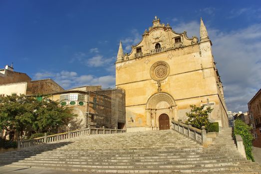 Church of the Felanitx town in Majorca (Spain)