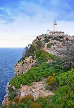 Cape Formentor lighthouse in Majorca (Spain)