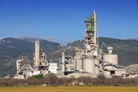 Cement Factory facilities in Majorca (Spain)