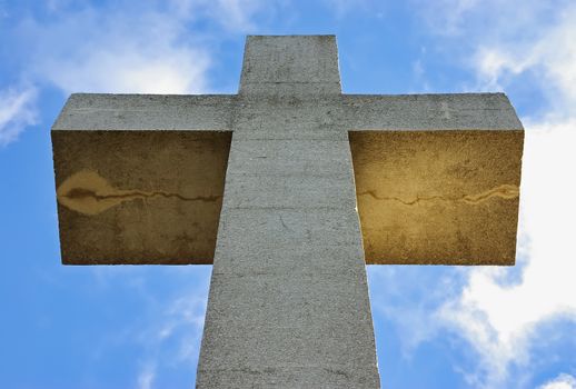 Cross monument in Sant Salvador (Majorca - Spain)