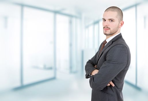 young business man portrait at the office