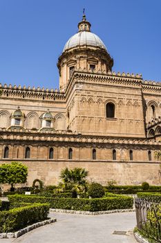 Famous Cathedral church of Palermo in Sicily, Italy