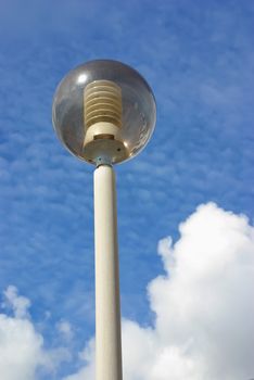 modern aspheric glass street lamp