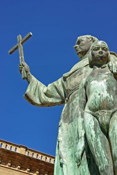 Statue of the missionary Junipero Serra