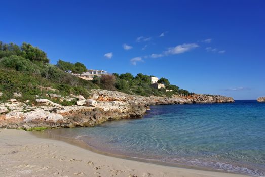 Cala Marsal beach in Majorca (Balearic Islands - Spain)