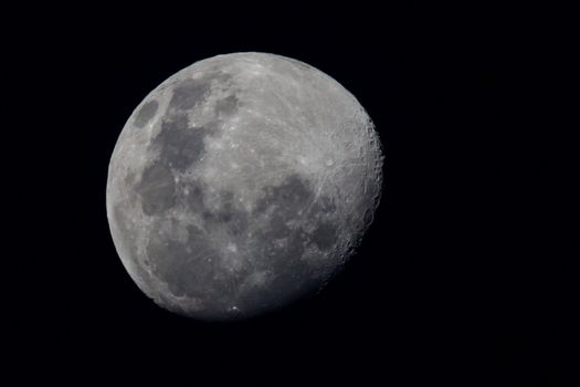Waxing Gibbous Moon as seen from South Africa 