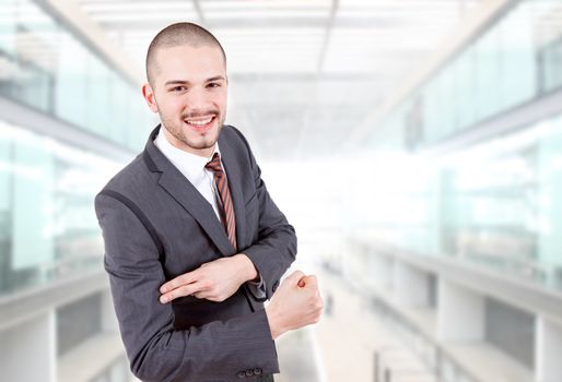 young business man portrait at the office