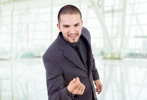 young business man portrait at the office