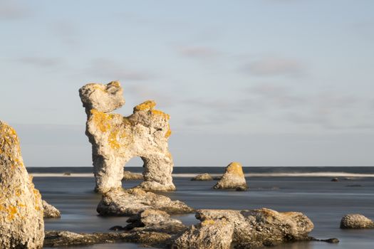 Sea Stack at Fårö, Gotland in Sweden
