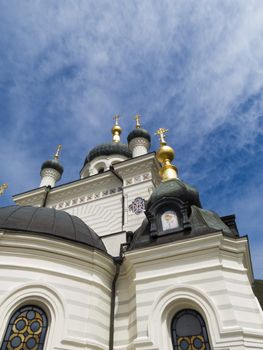 Orthodox church in a daylight in an ancient place