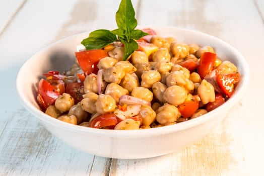 chickpea salad with ingredient