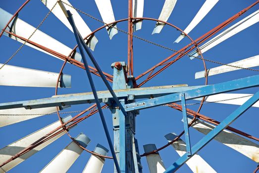 details of a windmill in majorca (Spain)