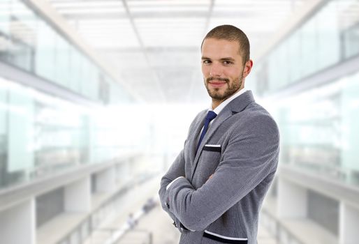 young business man portrait at the office