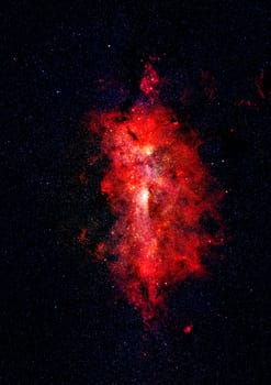 Star field in space a nebulae and a gas congestion. "Elements of this image furnished by NASA".