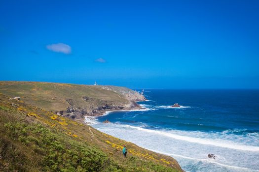 Pointe du Raz peninsula in Finistere Brittany