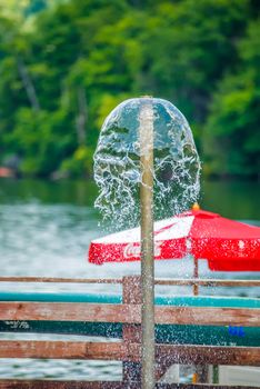 water park in the mountains