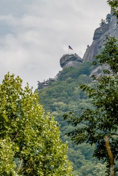 chimney rock park and lake lure scenery