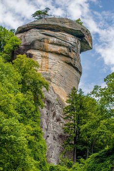 chimney rock park and lake lure scenery