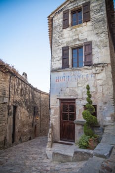 In the streets of Lacoste, a small village in Provence