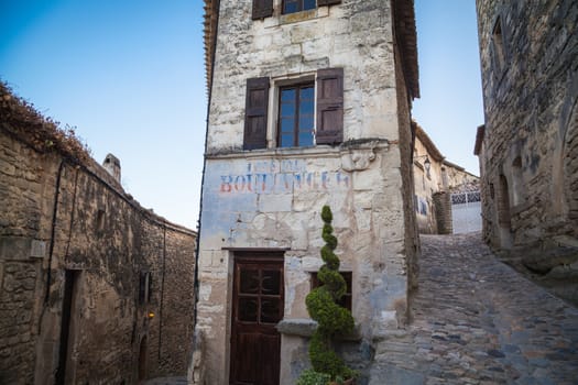 In the streets of Lacoste, a small village in Provence