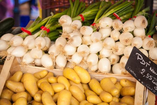 Vegetables on a market in Provence, France