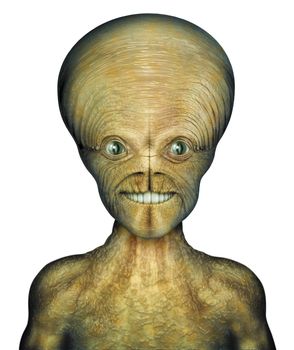 Digital Illustration of an alien.