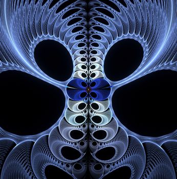Computer generated fractal artwork for design