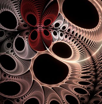 Computer generated fractal artwork for design