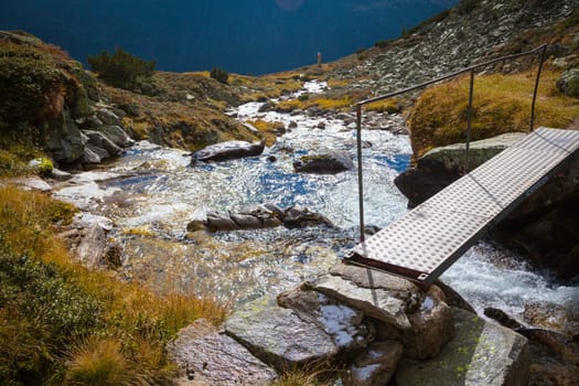 Landscapes in the Zillertaler Alps in Austria