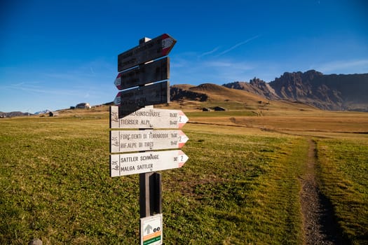 Seiser Alm and Rosengarten in South Tyrol