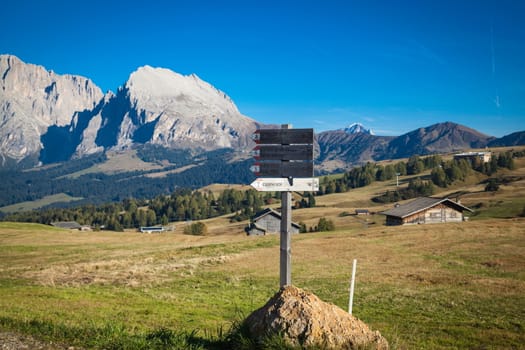 Seiser Alm and Rosengarten in South Tyrol