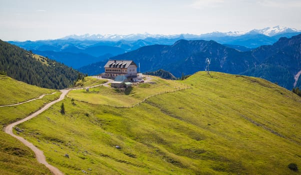 Rotwandhaus in the Bavarian Alps