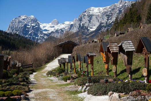 Ramsau cemetary near Berchtesgaden