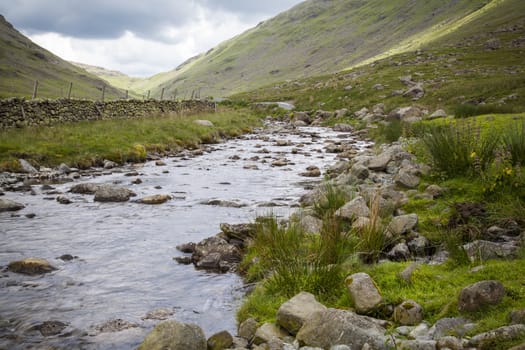 A typical landscape in Lake District, Cumbria