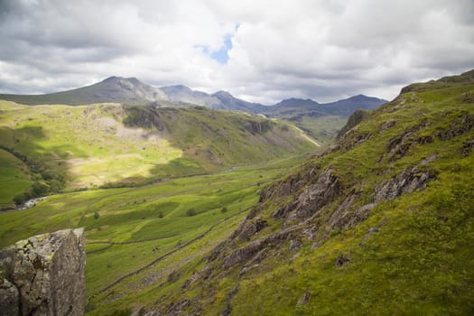 A typical landscape in Lake District, Cumbria