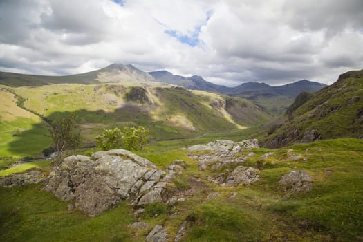 A typical landscape in Lake District, Cumbria