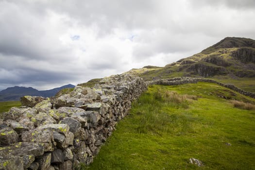 A typical landscape in Lake District, Cumbria