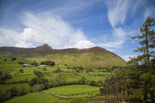 A typical landscape in Lake District, Cumbria