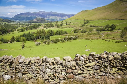 A typical landscape in Lake District, Cumbria